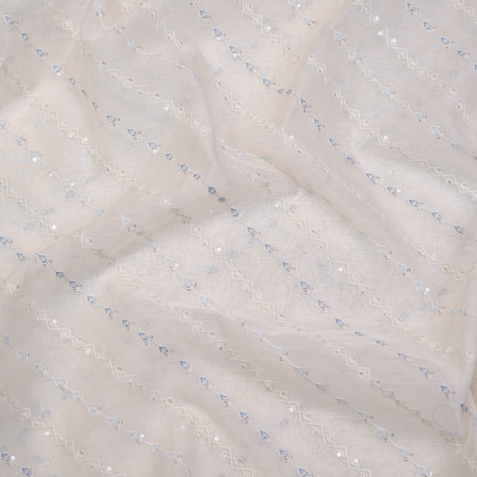 CHANDERI FABRIC ELEGANT SUBTLE WEAVE