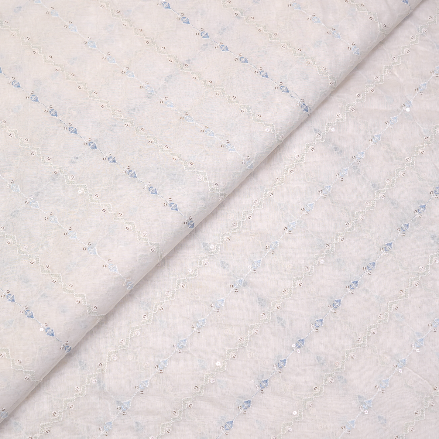 CHANDERI FABRIC ELEGANT SUBTLE WEAVE