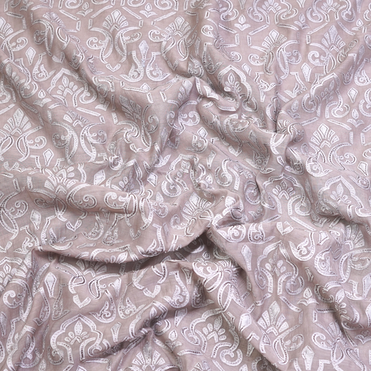 CHANDERI WITH PATCH WORK