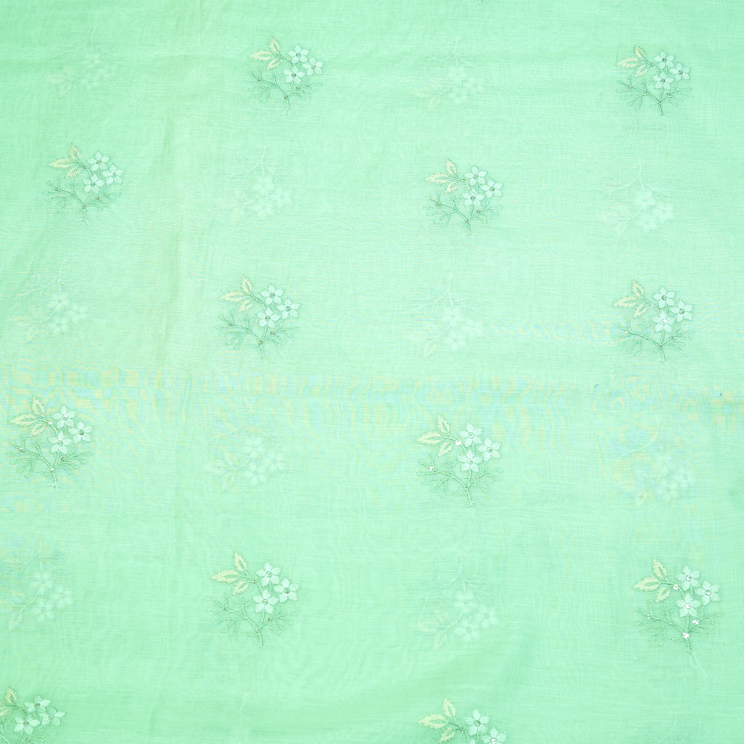 CHANDERI EMBROIDERED FABRIC