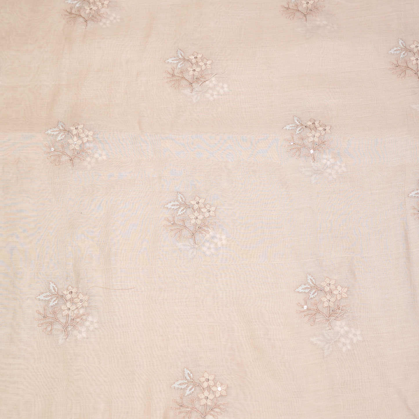 CHANDERI EMBROIDERED FABRIC