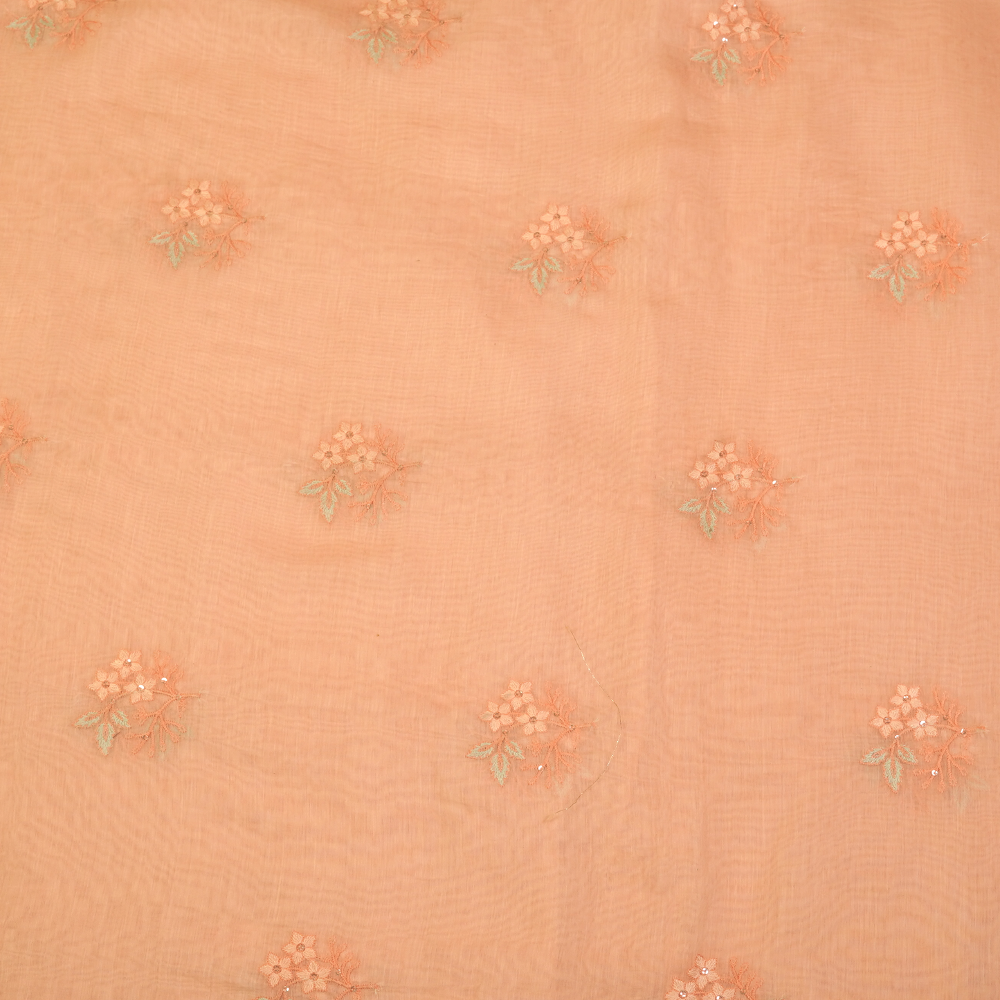 CHANDERI EMBROIDERED FABRIC