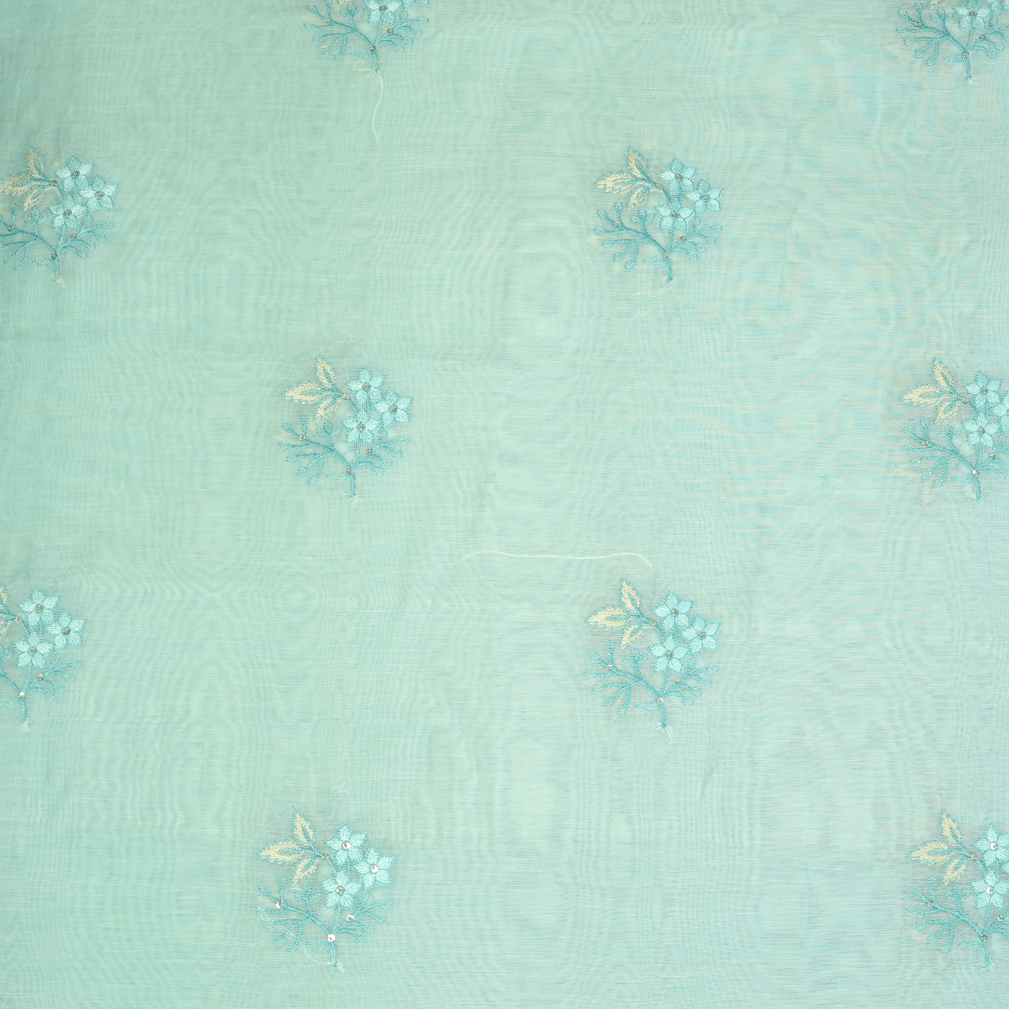CHANDERI EMBROIDERED FABRIC