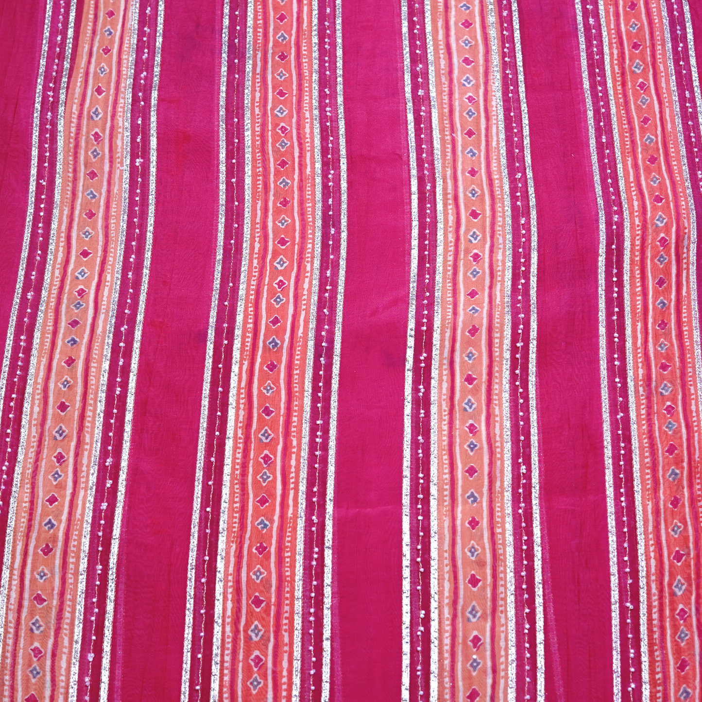 STRIPE PATTERN WITH TRADITIONAL MOTIFS