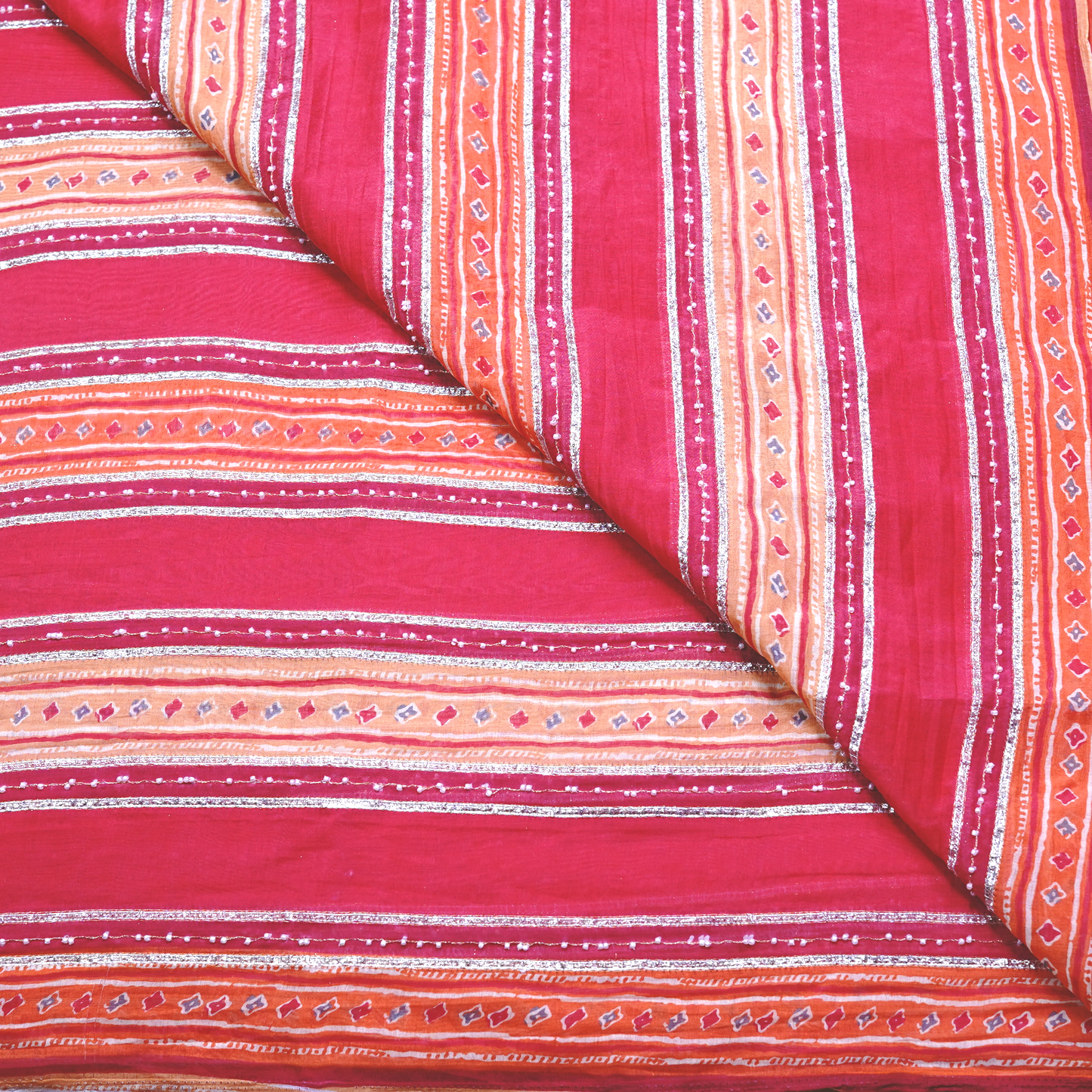 STRIPE PATTERN WITH TRADITIONAL MOTIFS
