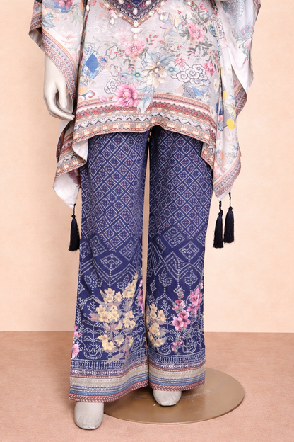 Bohemian Floral Printed Cord Set