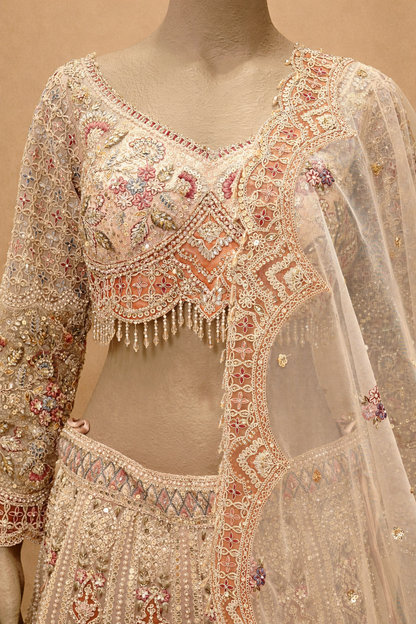 Regal Embroidered Bridal Lehenga