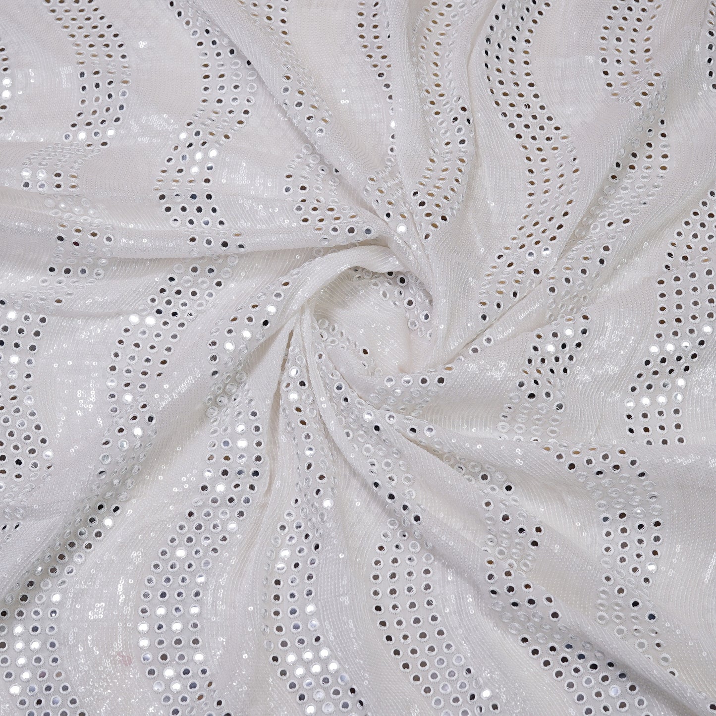 Sequin Embroidered georgette