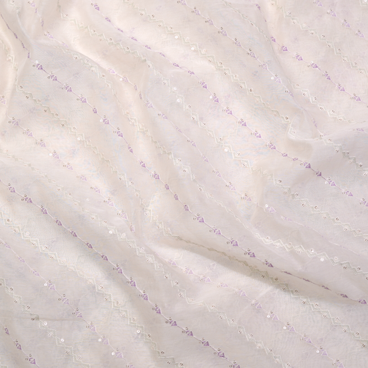 CHANDERI FABRIC ELEGANT SUBTLE WEAVE