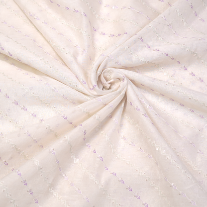 CHANDERI FABRIC ELEGANT SUBTLE WEAVE