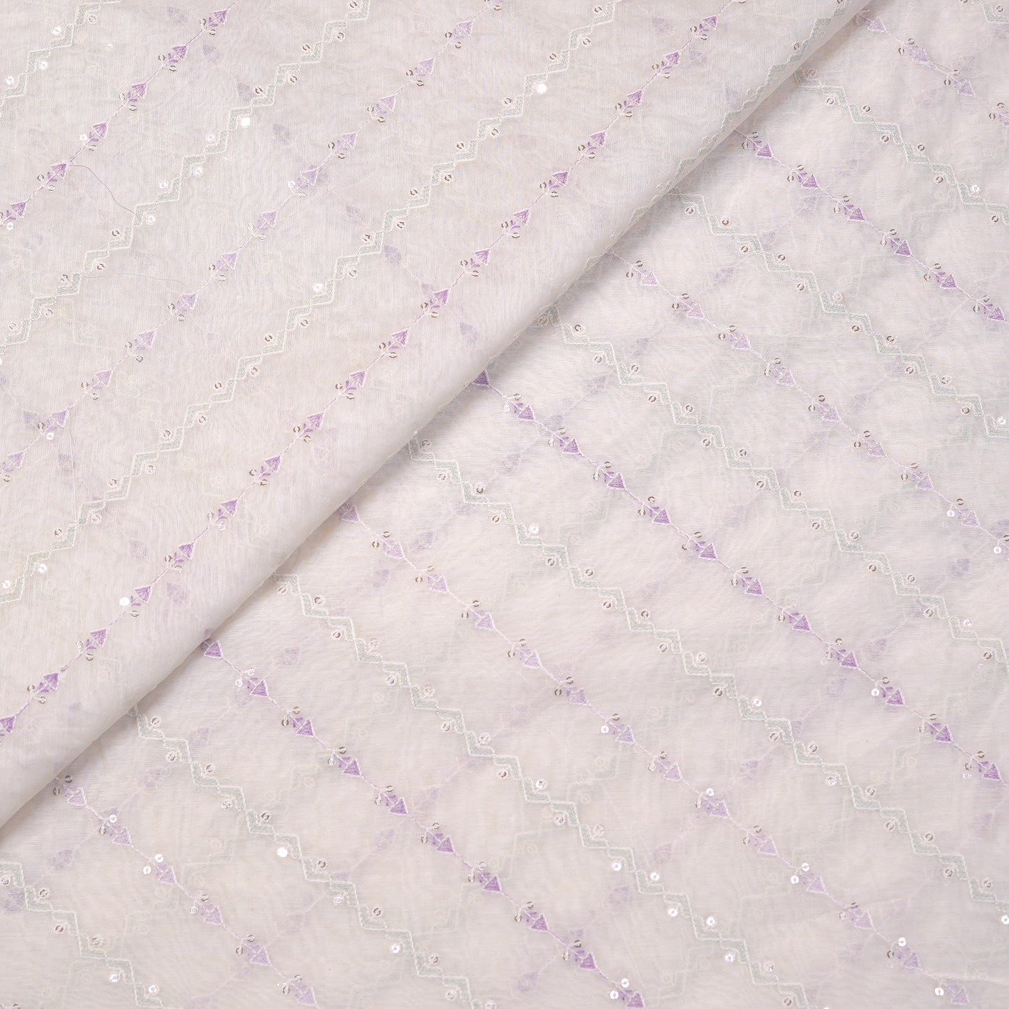 CHANDERI FABRIC ELEGANT SUBTLE WEAVE