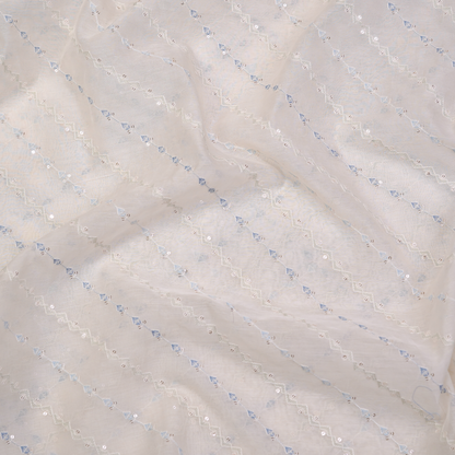 CHANDERI FABRIC ELEGANT SUBTLE WEAVE