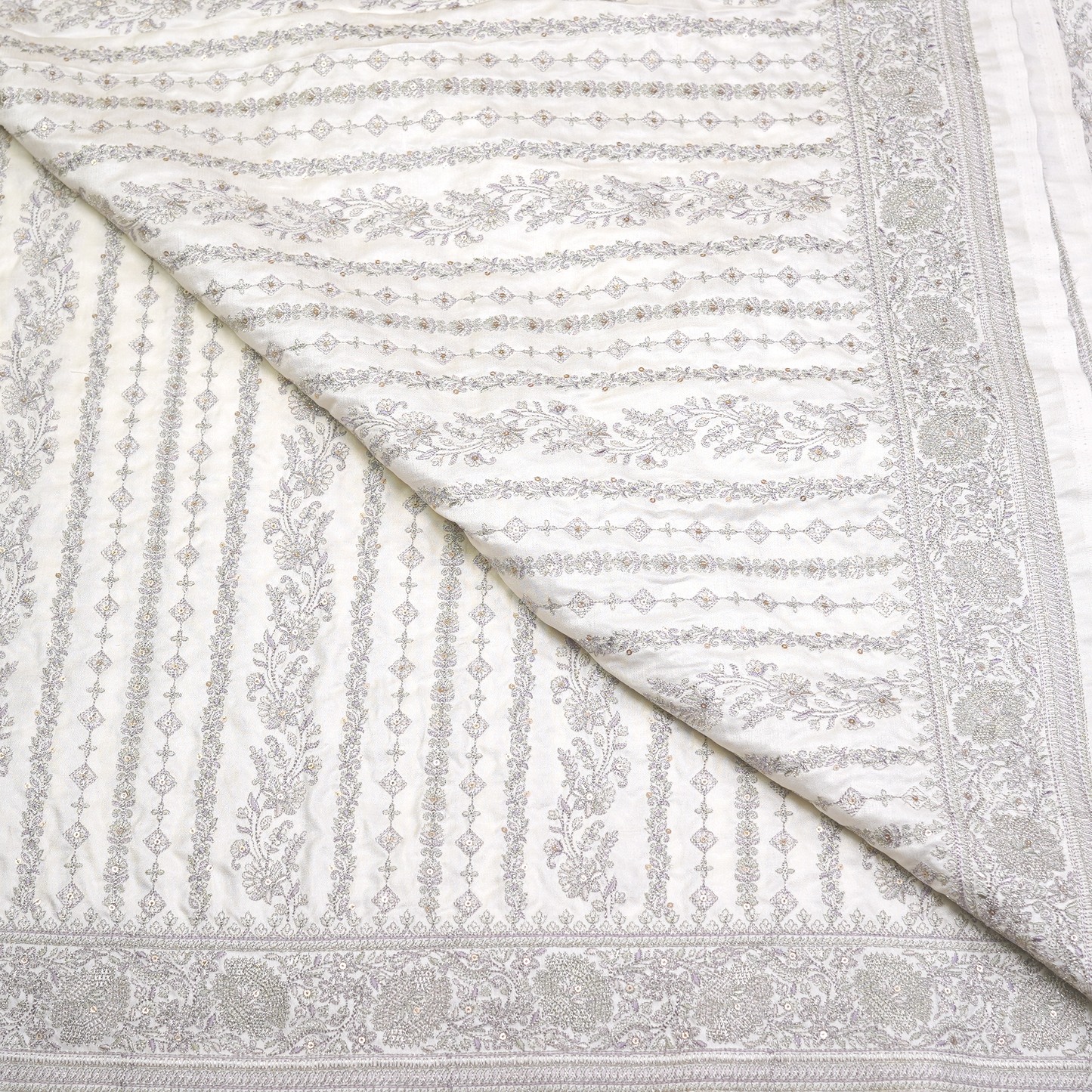 SLUB SILK WITH ZARI WORK