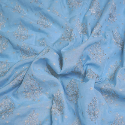 CHANDERI WITH ZARI WORK