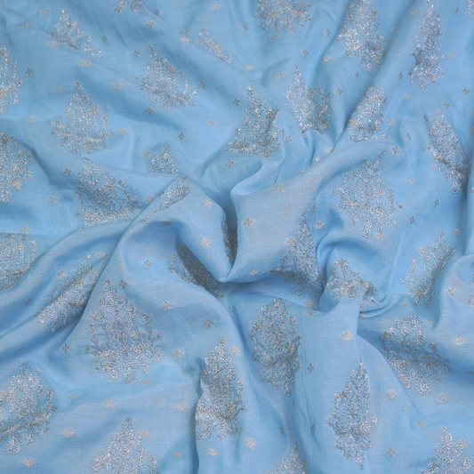 CHANDERI WITH ZARI WORK