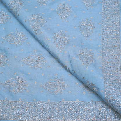 CHANDERI WITH ZARI WORK