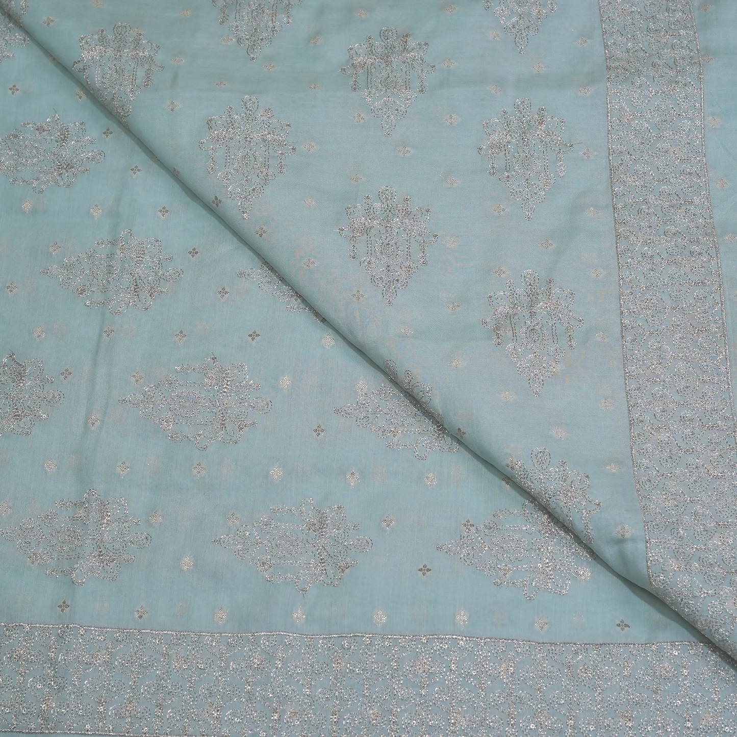 CHANDERI WITH ZARI WORK