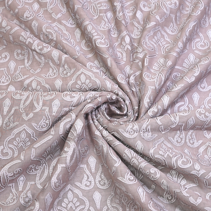 CHANDERI WITH PATCH WORK