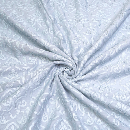 CHANDERI WITH PATCH WORK