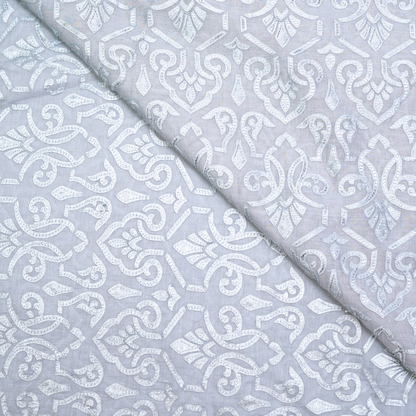 CHANDERI WITH PATCH WORK