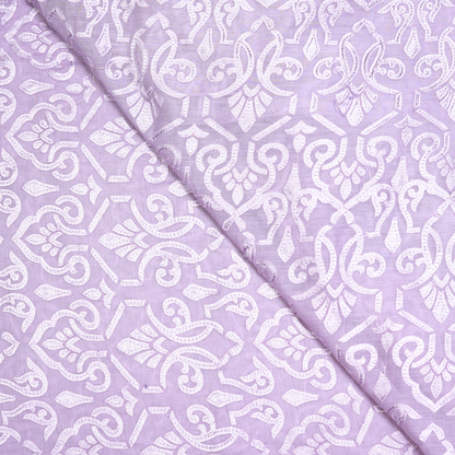 CHANDERI WITH PATCH WORK