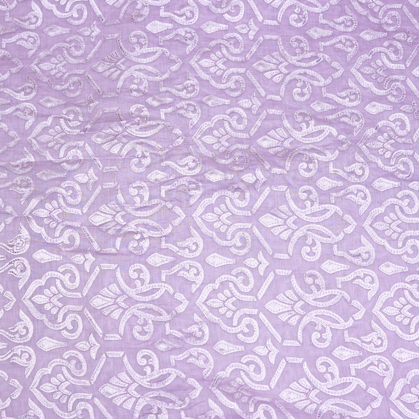 CHANDERI WITH PATCH WORK