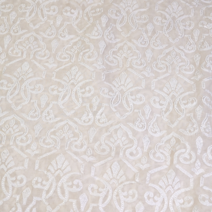 CHANDERI WITH PATCH WORK