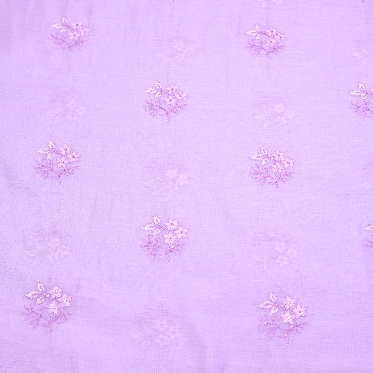 CHANDERI EMBROIDERED FABRIC