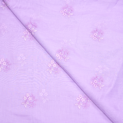 CHANDERI EMBROIDERED FABRIC