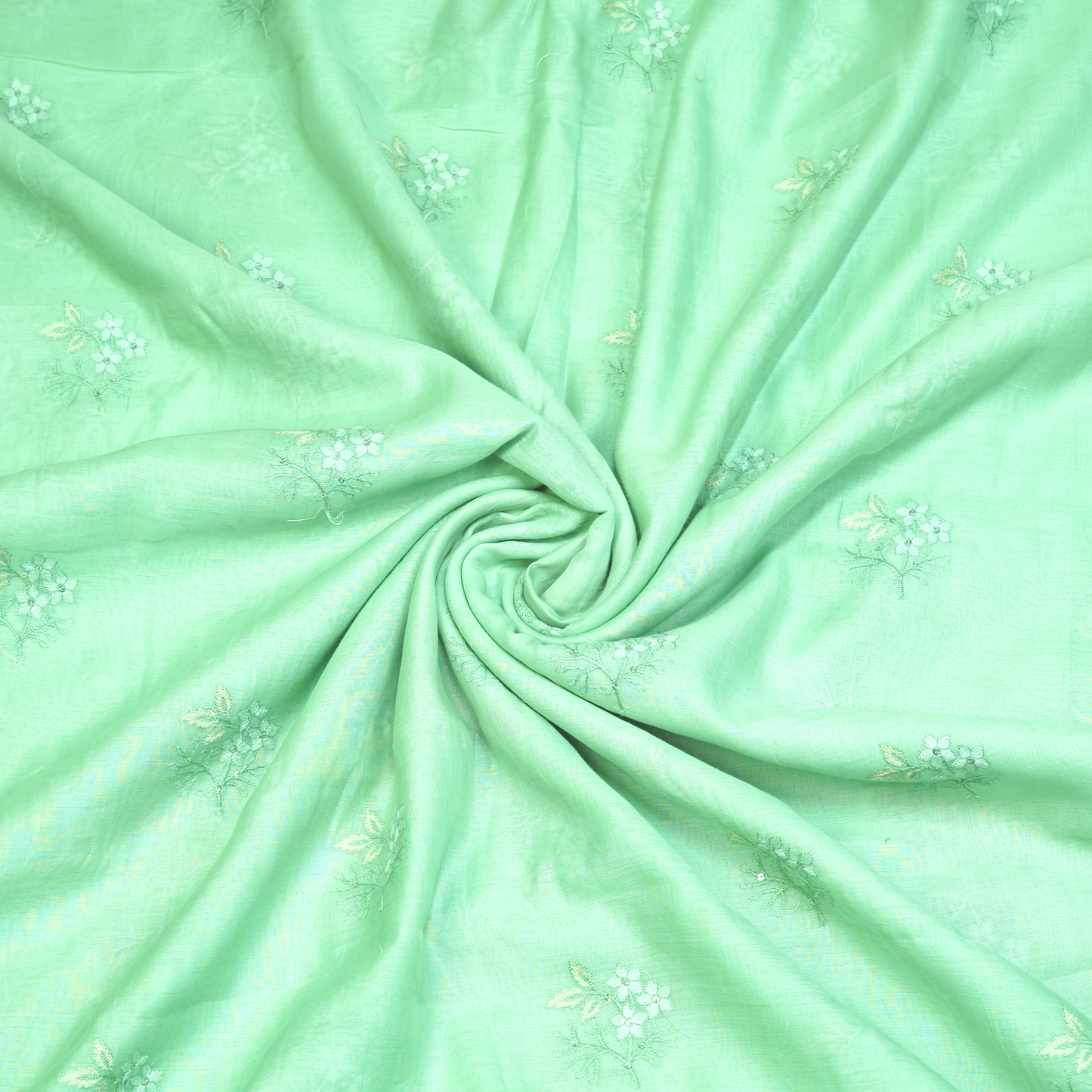 CHANDERI EMBROIDERED FABRIC