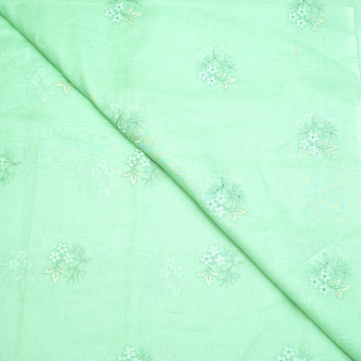 CHANDERI EMBROIDERED FABRIC