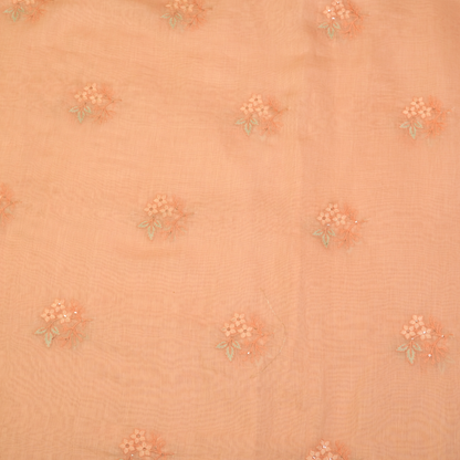 CHANDERI EMBROIDERED FABRIC