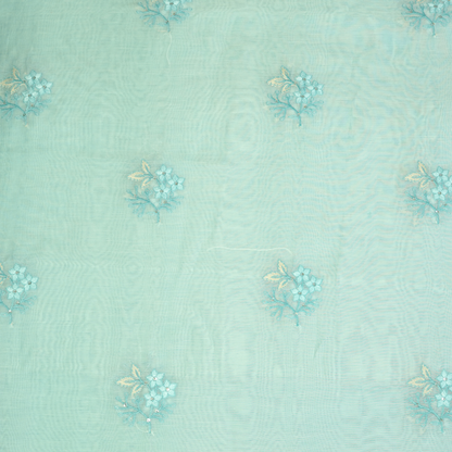 CHANDERI EMBROIDERED FABRIC