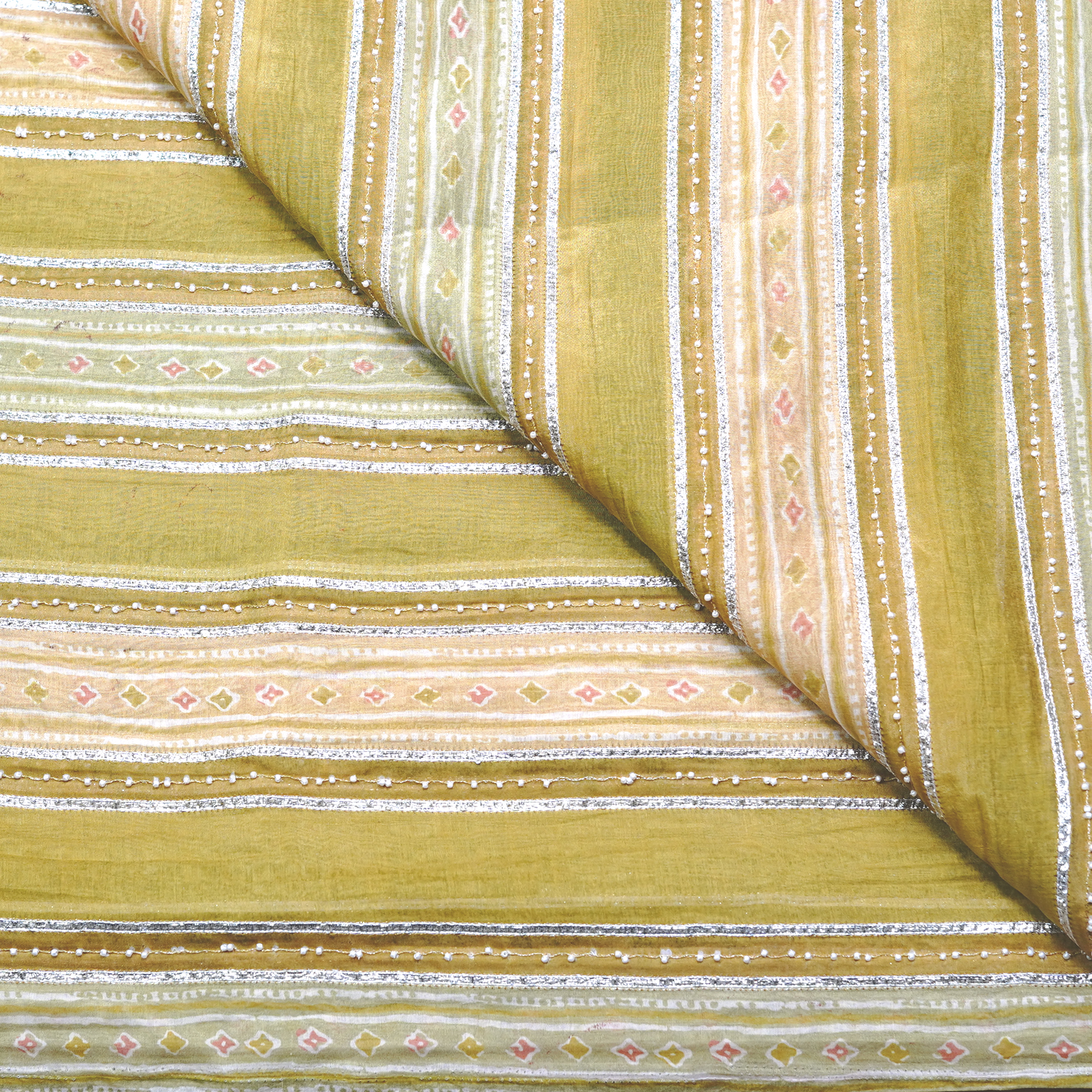 STRIPE PATTERN WITH TRADITIONAL MOTIFS