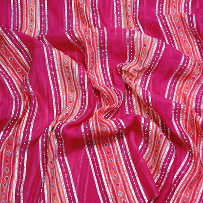 STRIPE PATTERN WITH TRADITIONAL MOTIFS