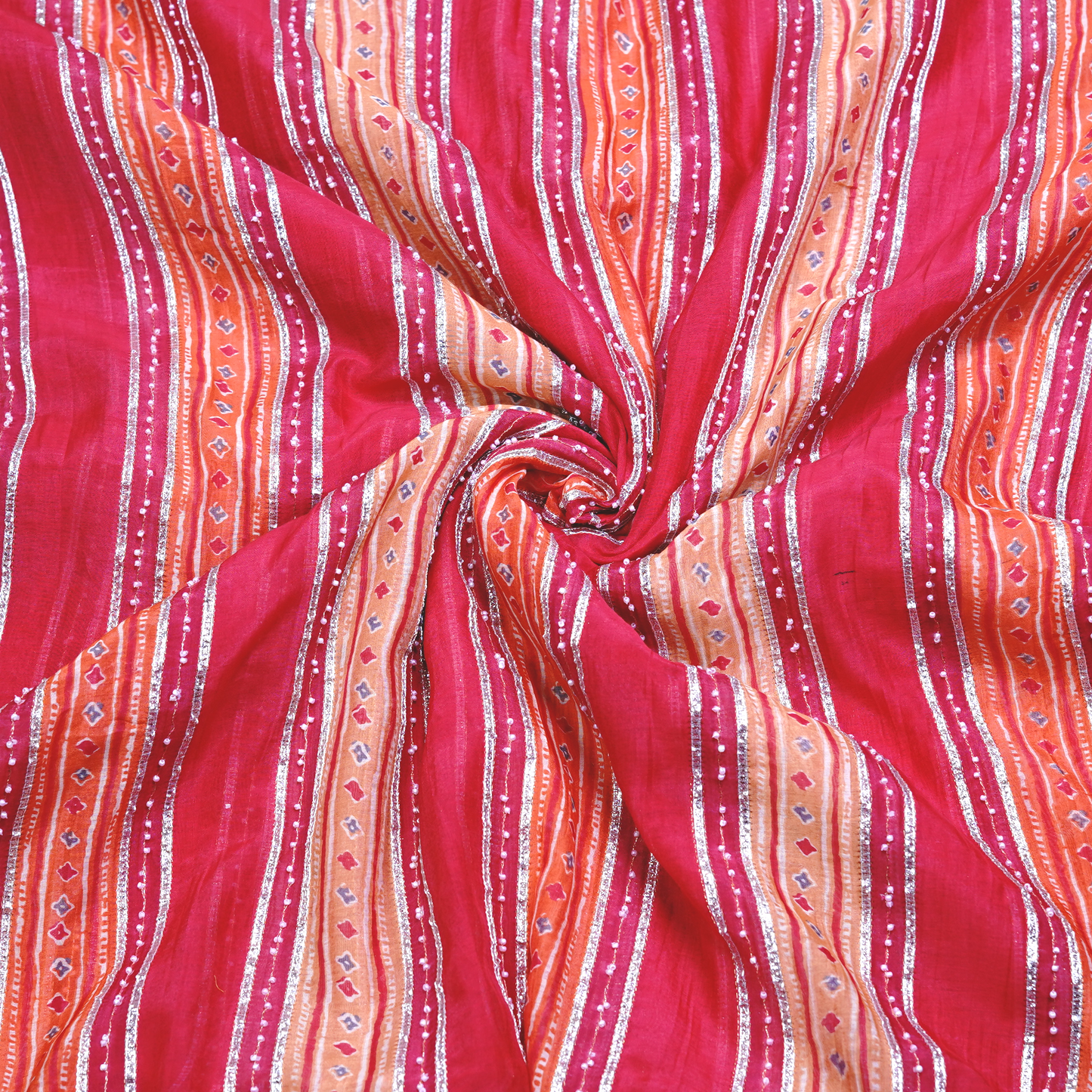 STRIPE PATTERN WITH TRADITIONAL MOTIFS