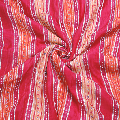 STRIPE PATTERN WITH TRADITIONAL MOTIFS