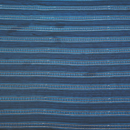 STRIPE EMBROIDERED PATTERN ON SLUB SILK