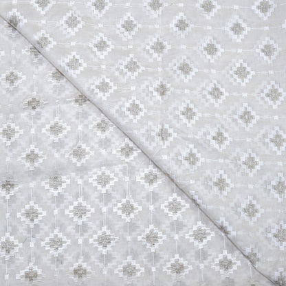 Elegant Chanderi Change Fabric with Subtle Woven Motifs