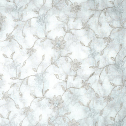 Embroidered Chanderi Silk-Cotton Blend
