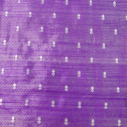 Deep Violet Geometric Woven Fabric.