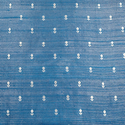 Premium Sky Blue Banarasi Dress Material Fabric