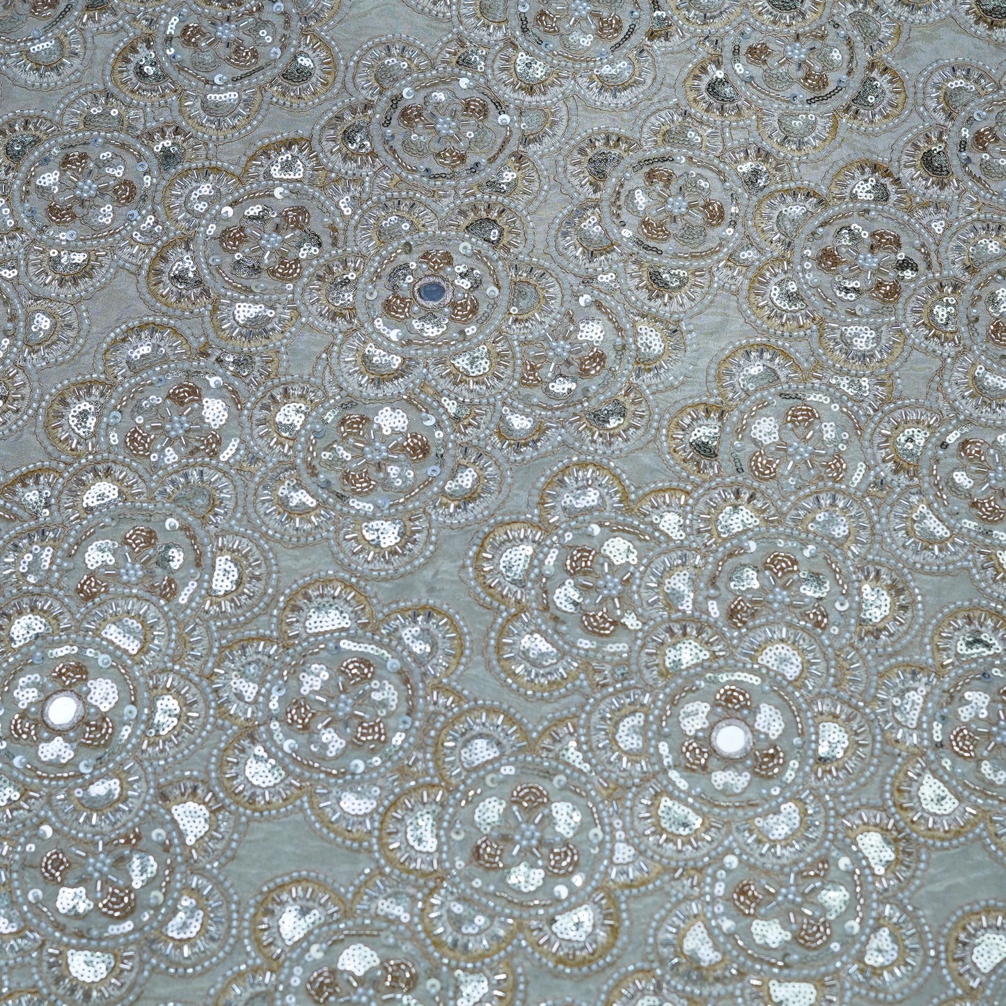 Luxury Handwork Embroidered Fabric.