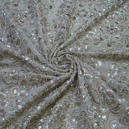 Luxury Handwork Embroidered Fabric.