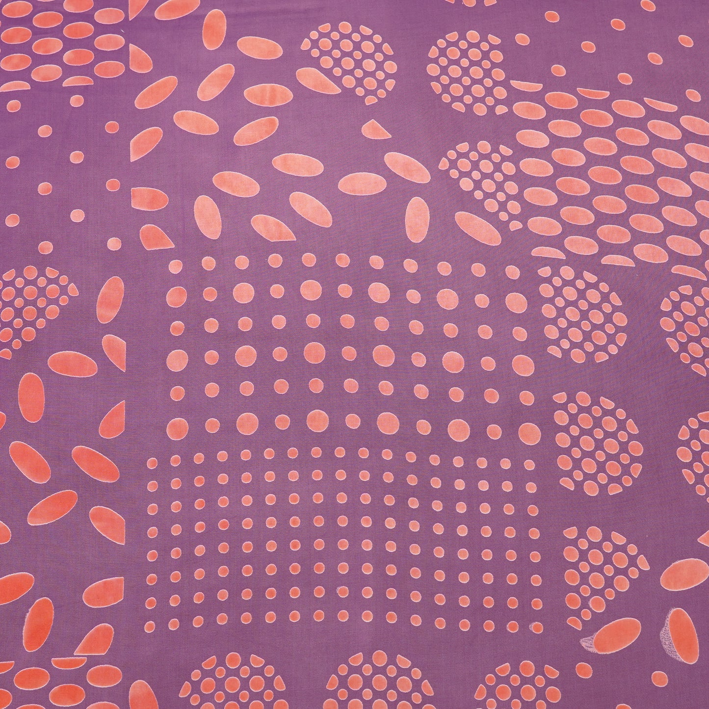 Mauve Abstract Geometric Printed Fabric.