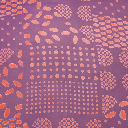 Mauve Abstract Geometric Printed Fabric.