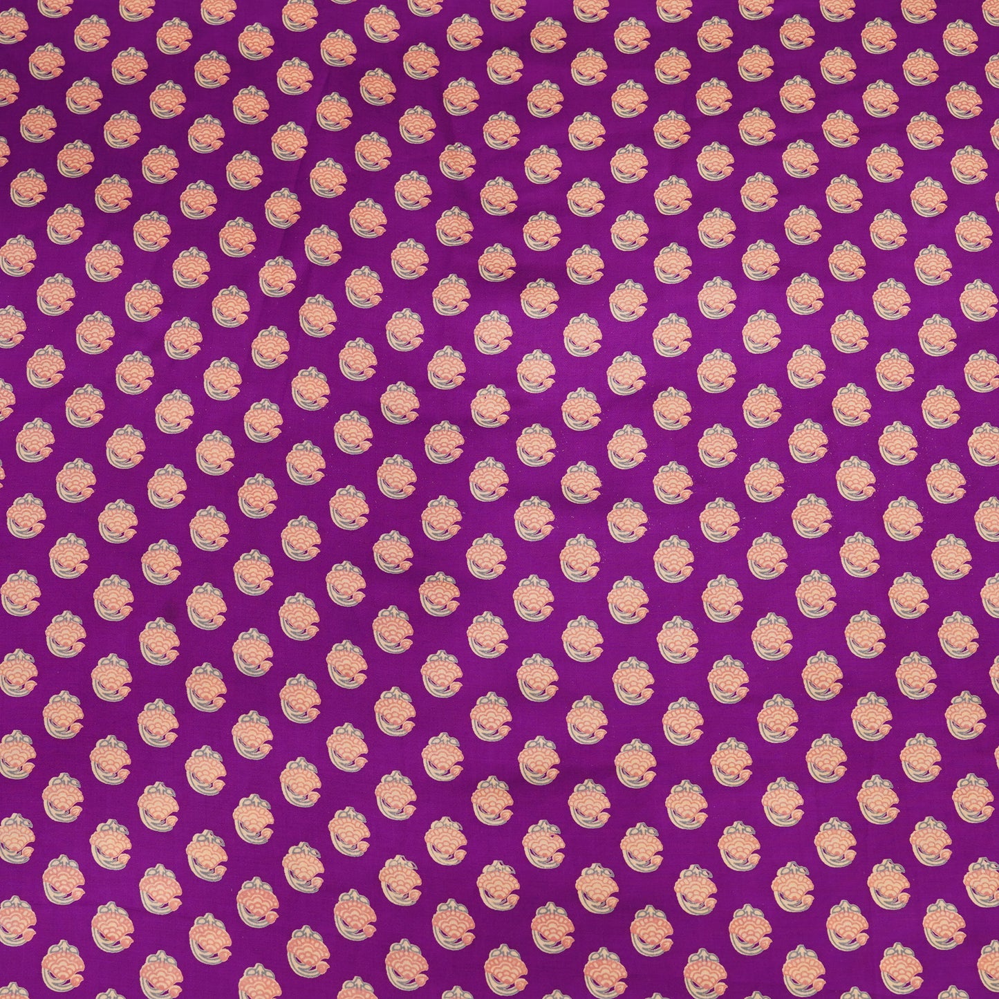 Royal Magenta Floral Buti Fabric.