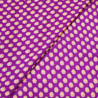 Royal Magenta Floral Buti Fabric.