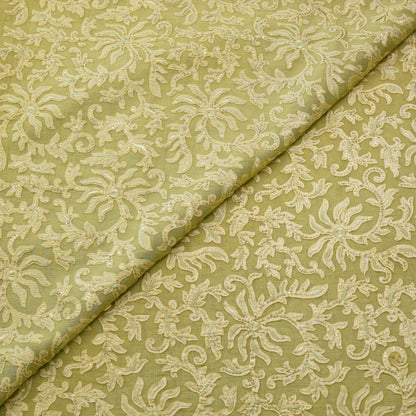 Luxury Floral Sequin Embroidered Fabric