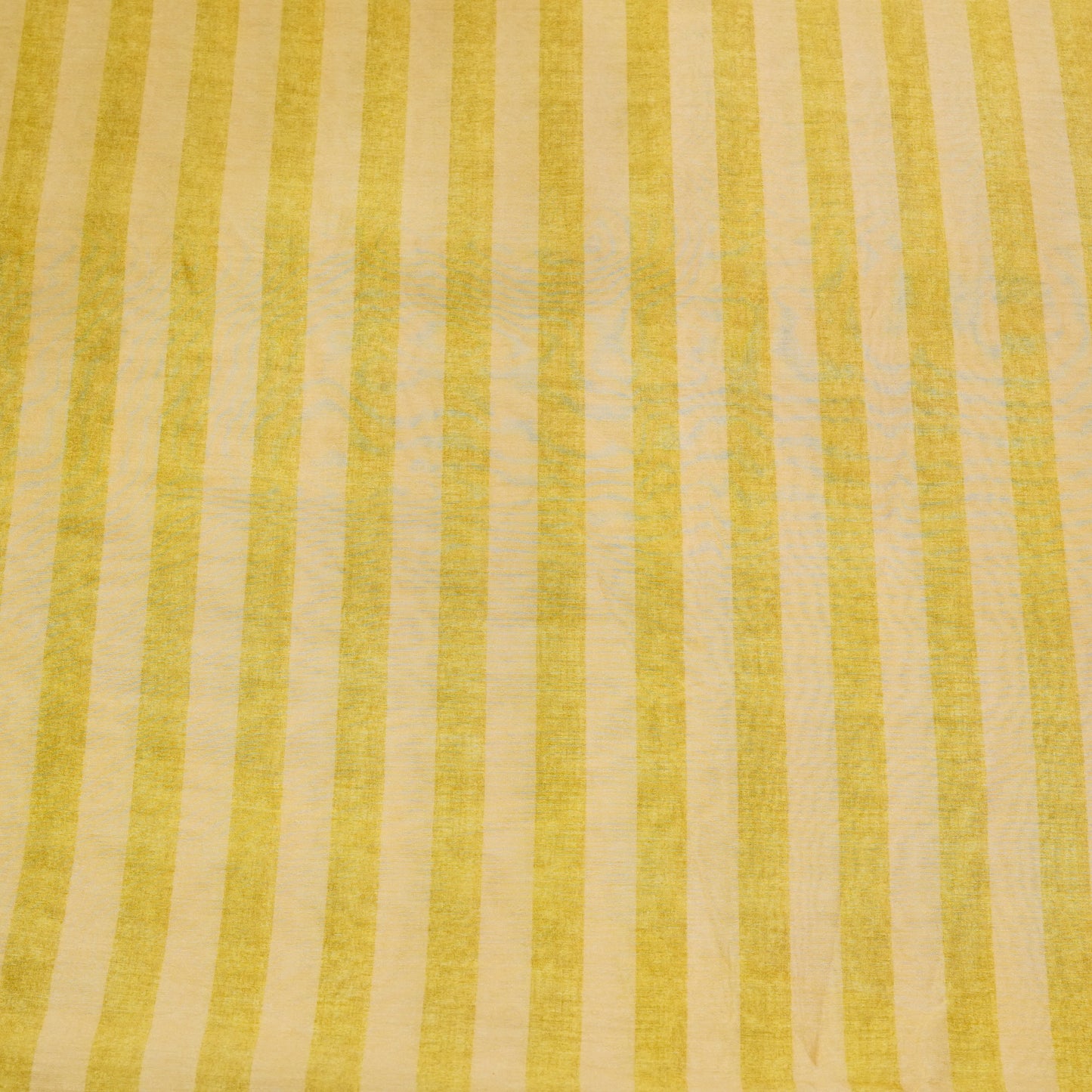 Mustard Yellow & Cream Vertical Stripe Fabric